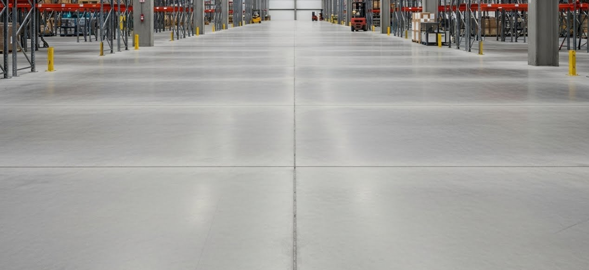 Preparing Concrete Slabs for High-Traffic Automated Distribution Centers